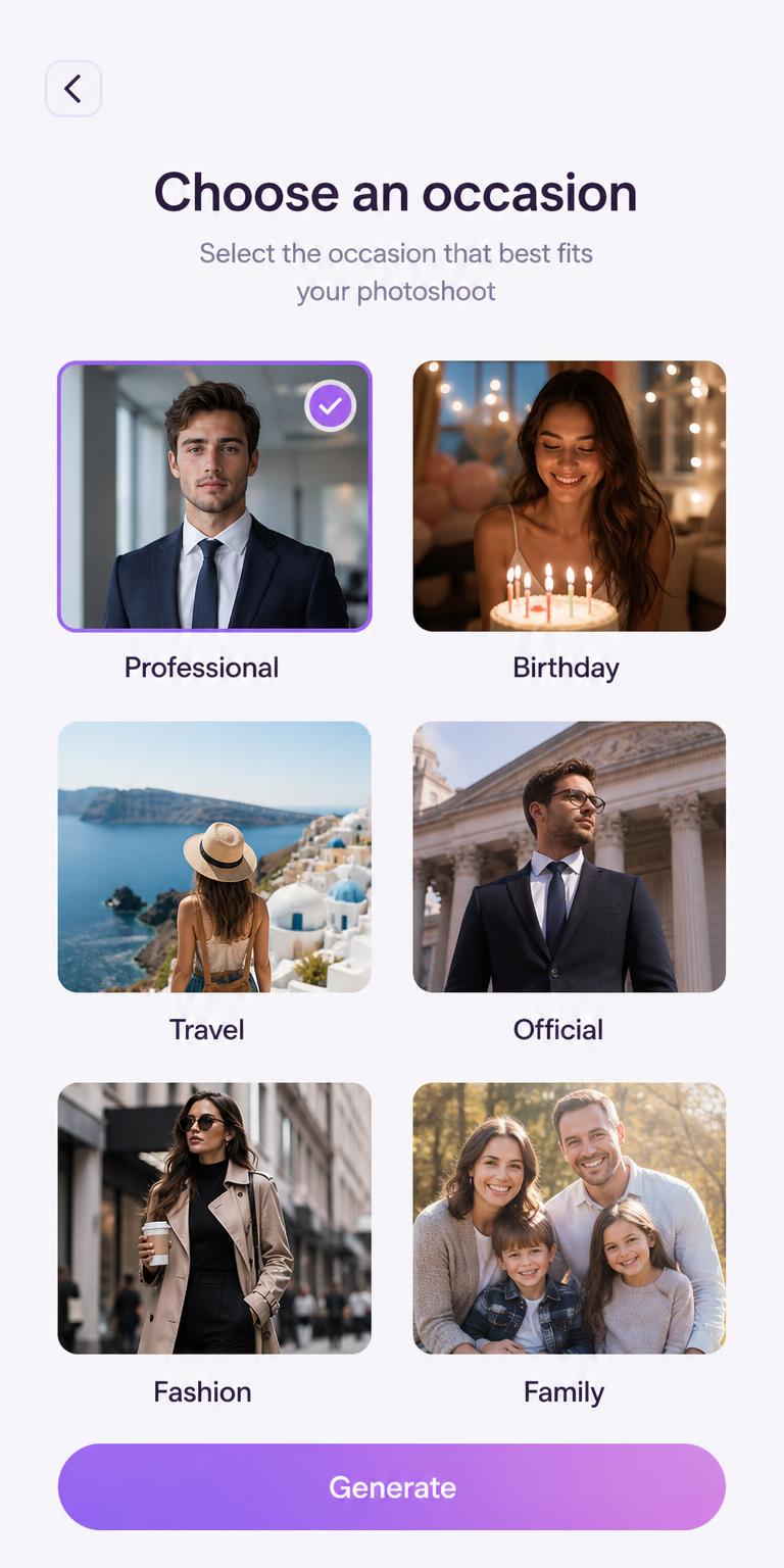 Choosing the Professional occasion in Snapa